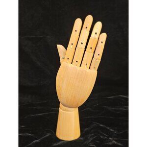 Articulated Wooden Hand Model Manikin Hand
